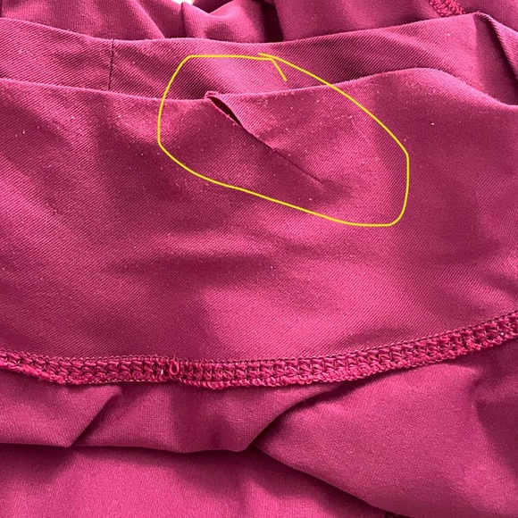 St John Cranberry Red Long Sleeve Mock Turtleneck sz Large with flaws - Picture 13 of 16